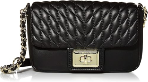 it's KARL LAGERFELD
Agyness Crossbody, One of the wisest choice for every body seeking affordable luxury bags for women.
DETAILS:
Fabric type: LAMB
Origin: Imported
Closure type: Flap
Lining: Nylon
Country of Origin: Vietnam
cost: $103.36